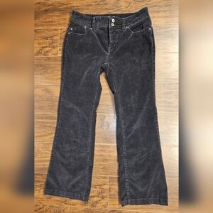 Faded Glory Black Corduroy Flare Jeans